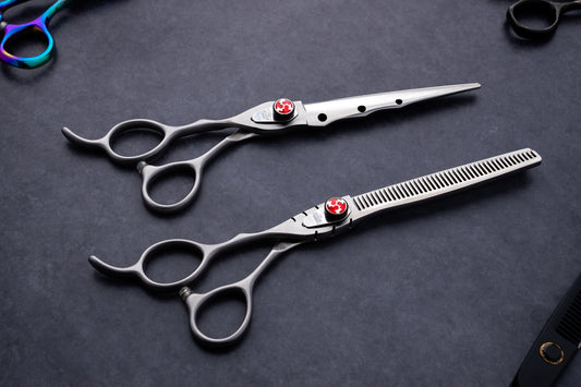 Left Handed Kappatsu Series 7" Japanese Steel Hairdressing Scissors