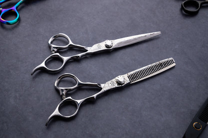 Left Handed Korumo Series 6" Japanese Steel Hairdressing Scissors